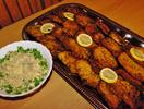 Schnitzelplatte mit Rahmchampignons